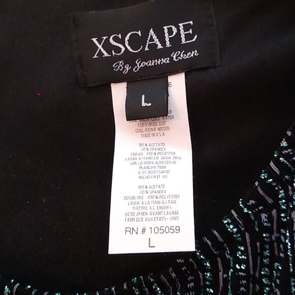 Xscape sparkling Blazer with tank. Vintage. Size L Party - Picture 2 of 8